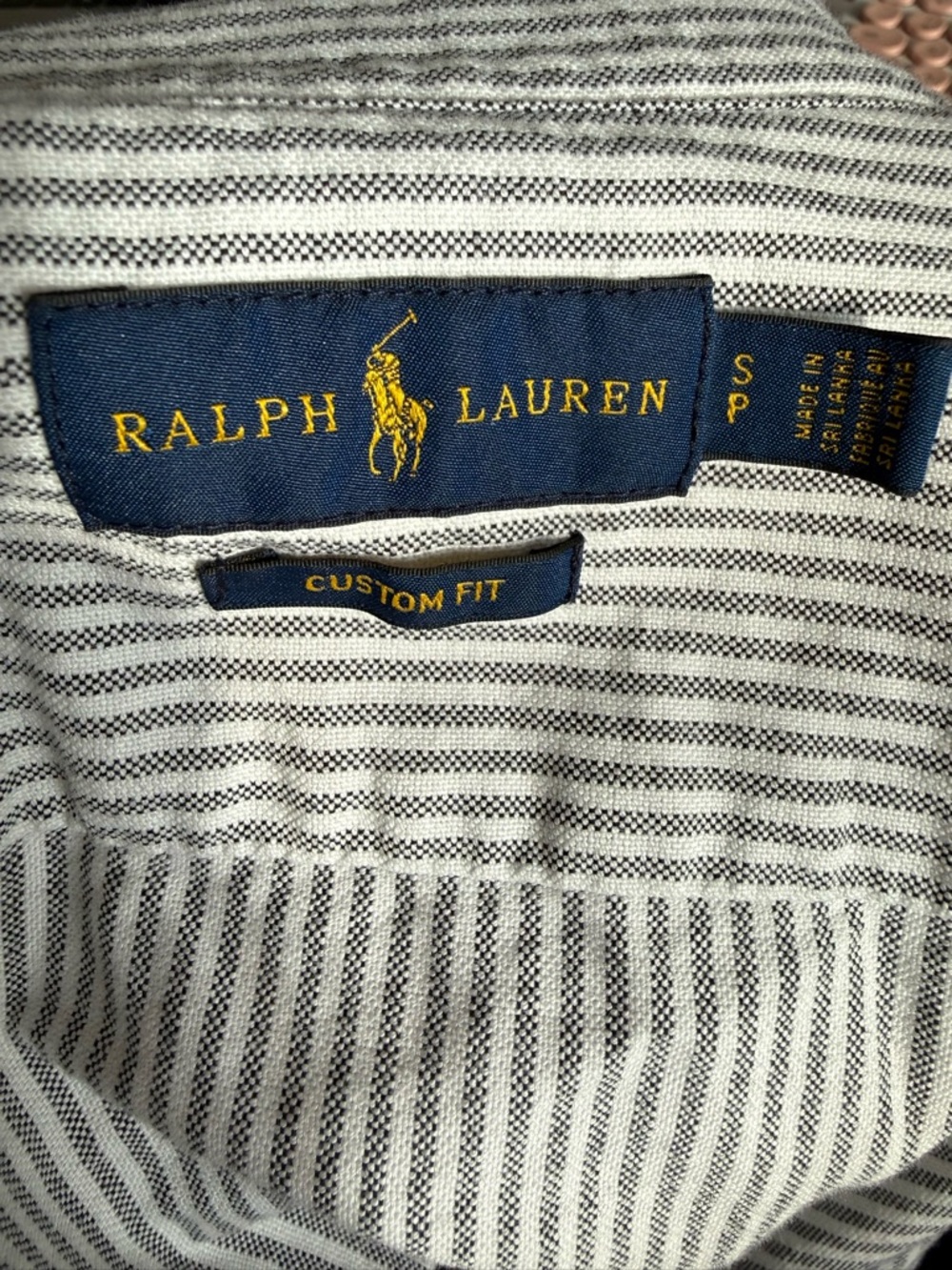 Ralph Lauren Light Blue & White Striped Cotton Button-Down Shirt - Picture 5 of 10